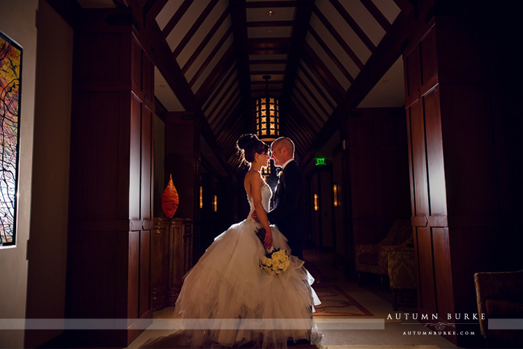 bride and groom portrait wedding four seasons vail colorado