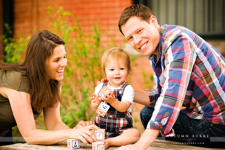 babys first year denver colorado family portrait