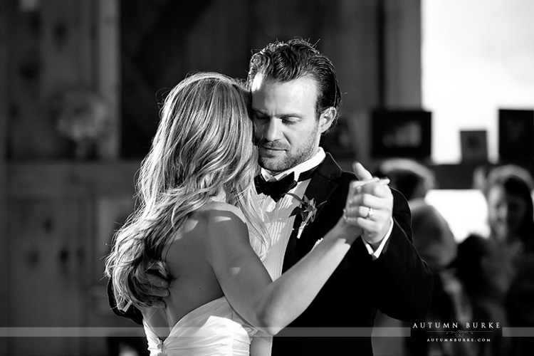 devils thumb ranch colorado mountain wedding romantic first dance groom