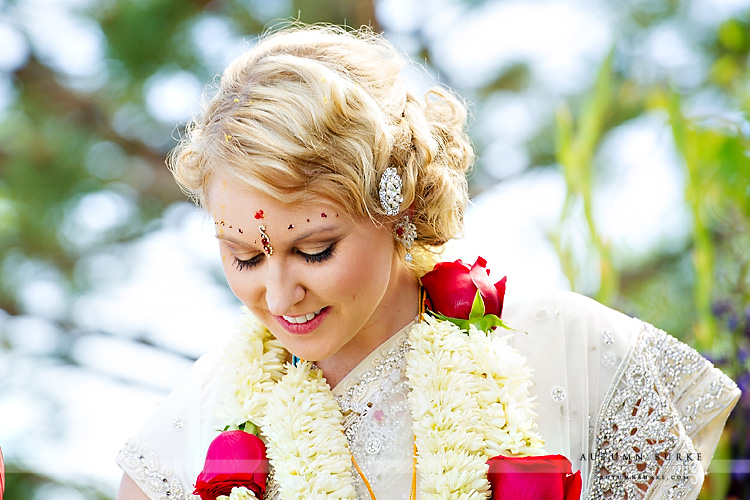 westin westminster colorado indian wedding bridal portrait 