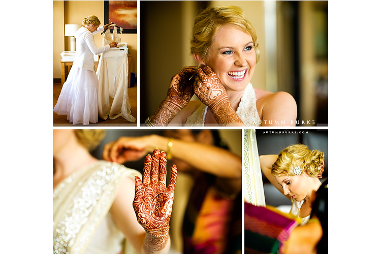 westin westminster wedding indian hindu wedding bride prep getting ready