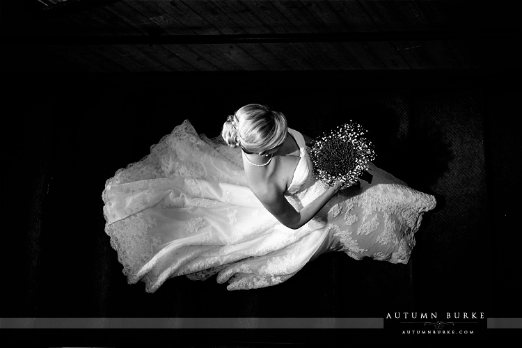 colorado wedding breckenridge ten mile station bride descends staircase