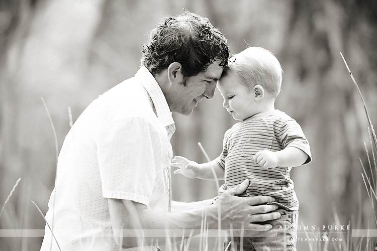 colorado family photographer baby and daddy portrait