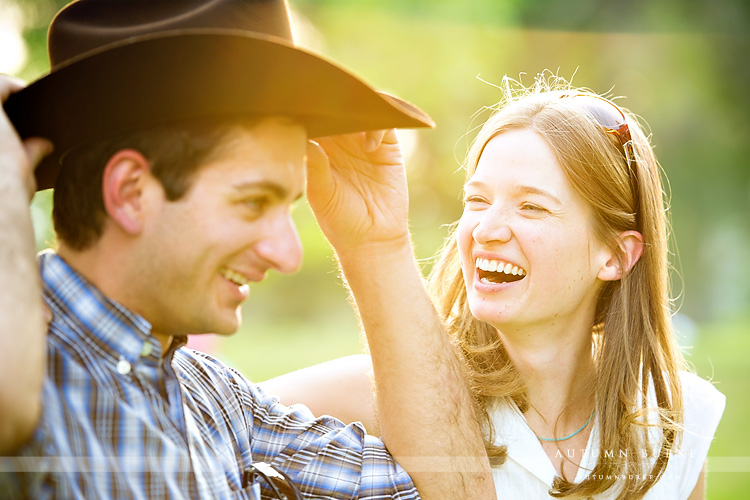 colorado cowboy theme wedding rehearsal bride and groom