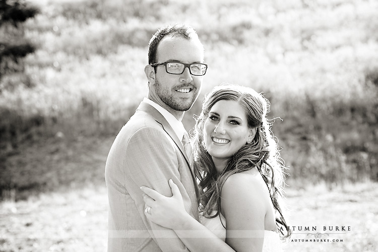 beaver creek colorado mountain wedding bride and groom allies cabin