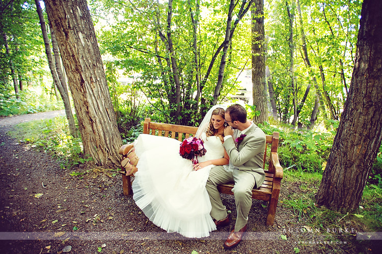 beaver creek mountain wedding chapel ceremony bride and groom