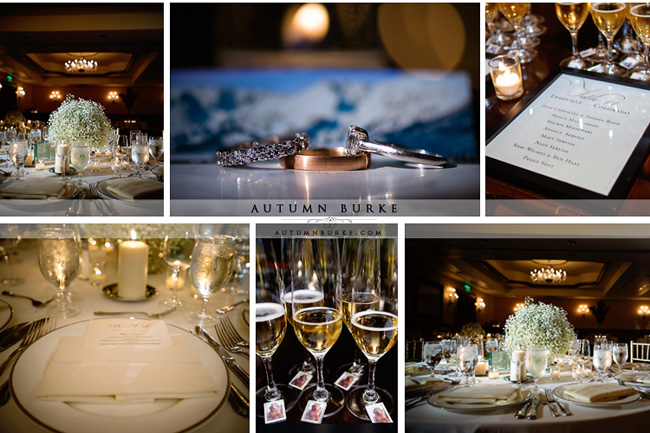 arrabelle wedding details and decor vail colorado mountain 