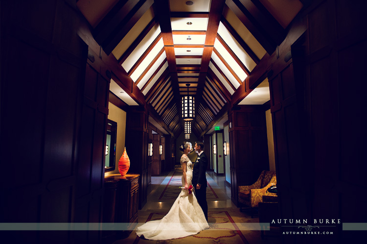 bride and groom four seasons vail colorado wedding