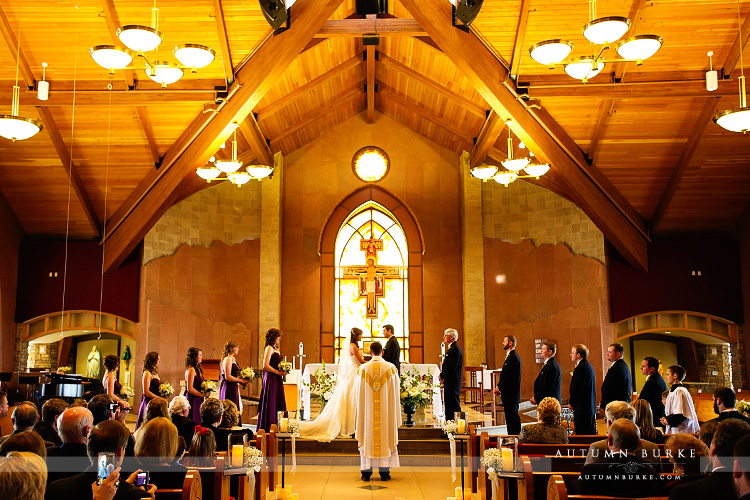 st francis wedding ceremony colorado 