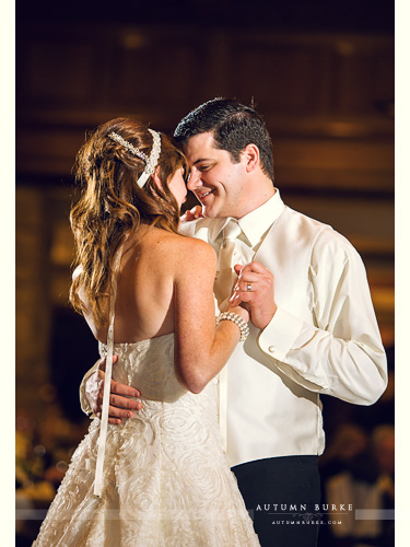 the sanctuary colorado wedding first dance bride and groom