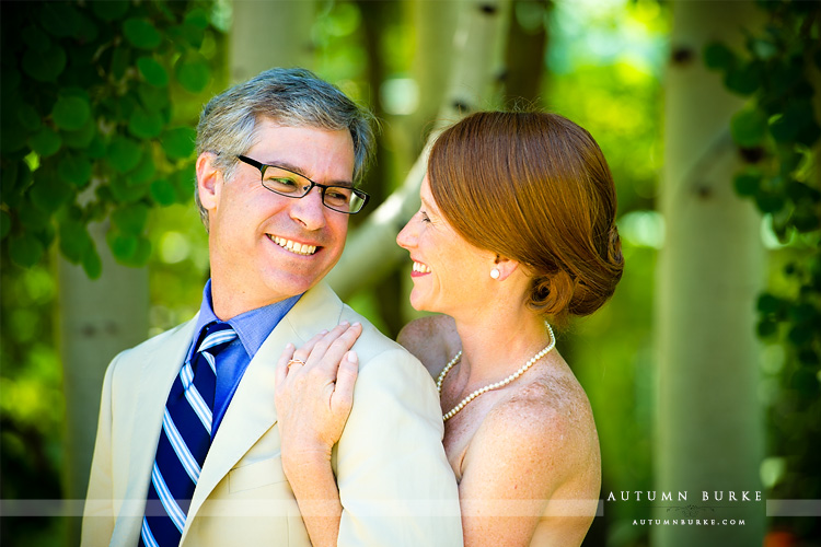 denver botanic gardens wedding colorado outdoor aspen trees 