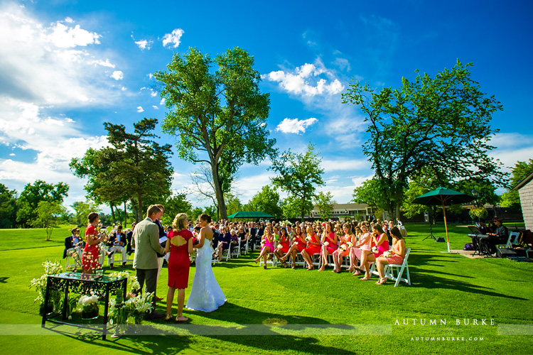 colorado country club in denver wedding ceremony