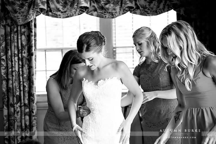 bridal prep getting ready denver wedding country club colorado bride photojournalist