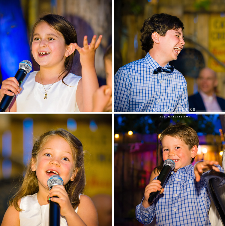 kids toast bride and groom denver wedding solera reception colorado