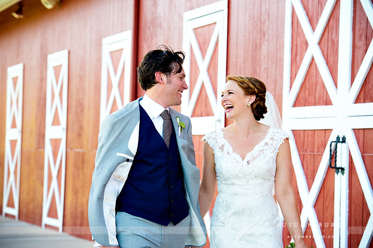 bridal and groom crooked willow farms wedding larkspur colorado barn joy laughter