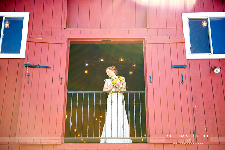 bridal portrait crooked willow farms wedding barn