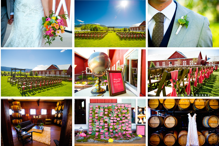 colorado barn crooked willow farms wedding ceremony details globe guestbook swanky lounge pink escort cards succulents