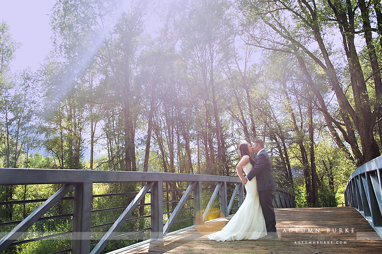 aspen colorado mountain wedding deck little nell frosted pink