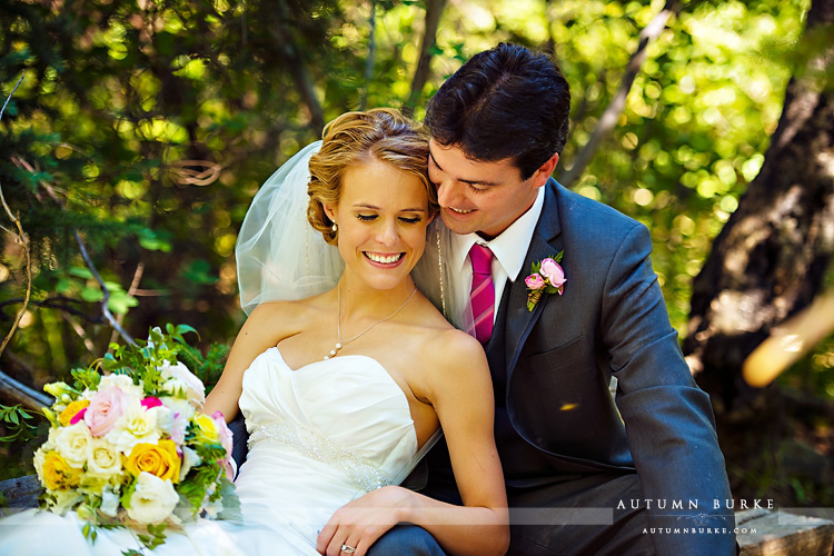 beaver creek chapel colorado mountain wedding portrait bride and groom saddle ridge