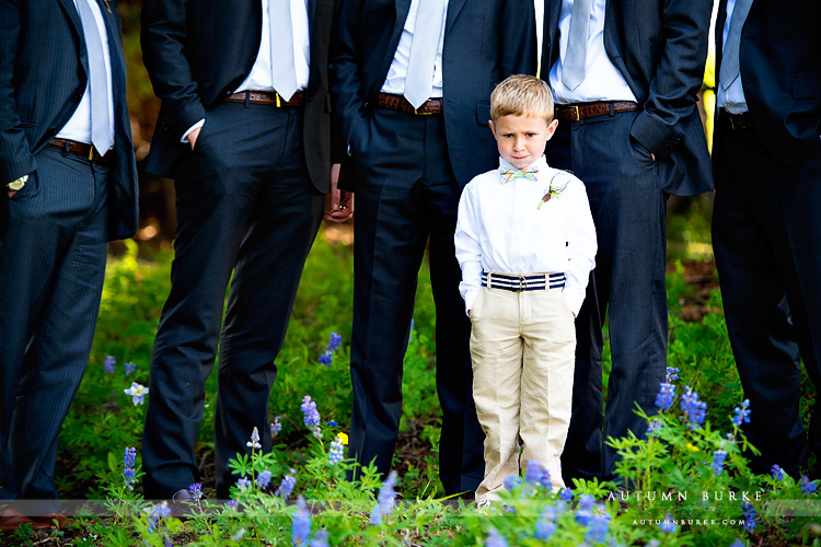 beaver creek saddle ridge wedding colorado mountain wedding deck ring bearer groomsmen