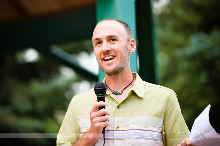 colorado mountain wedding beaver creek wedding rehearsal best man toast