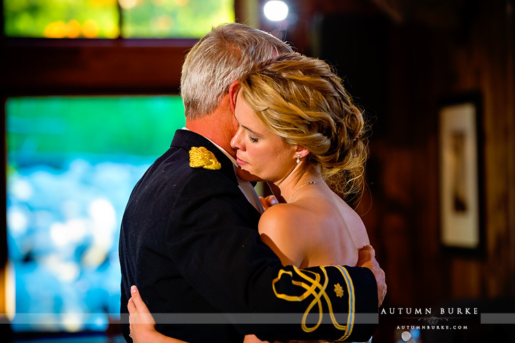 beaver creek wedding saddle ridge reception father daughter dance