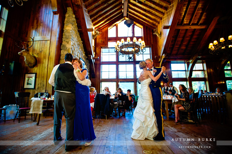 beaver creek wedding saddle ridge reception father daughter mother son dance parent dances