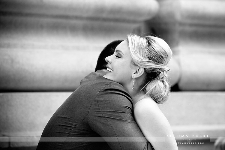 dcpa first look seawell ballroom wedding bride and groom