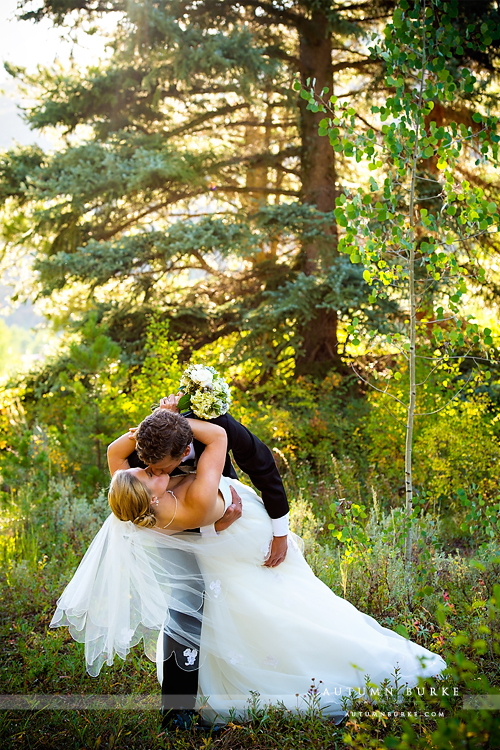 donovan pavilion vail colorado wedding bride and groom romantic