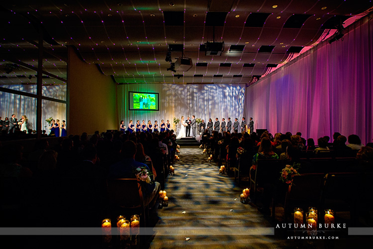 wedding ceremony seawell ballroom dcpa denver colorado