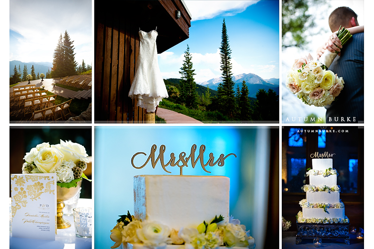 wedding decor and details little nell aspen wedding colorado mountain