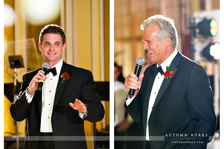 best man toasts colorado wedding reception the broadmoor