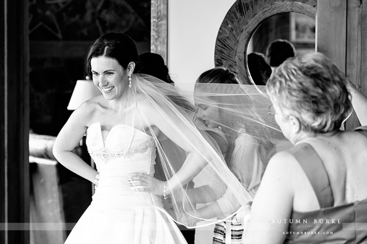 bridal preparations devils thumb ranch wedding bw getting ready colorado mountain wedding