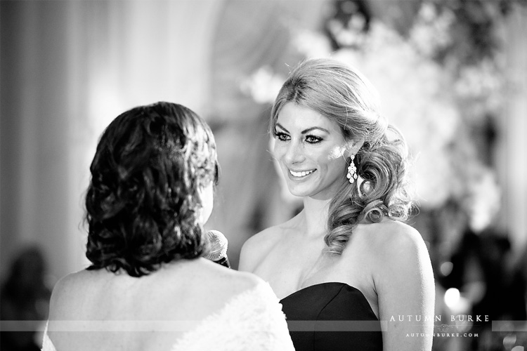 colorado springs wedding the broadmoor reception bride toasts