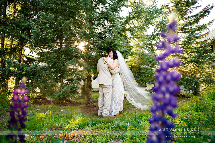 keystone colorado mountain wedding ski tip lodge bride groom first look