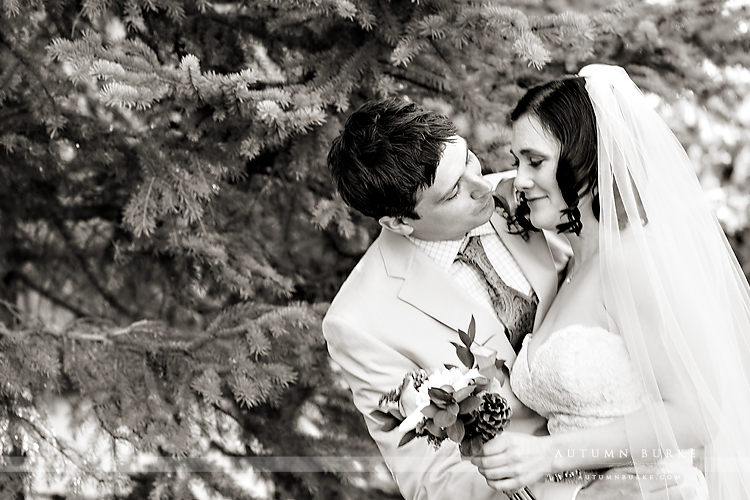 keystone colorado mountain wedding ski tip lodge emotional first look bride groom