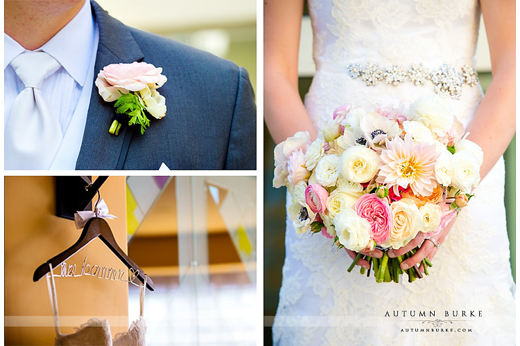 wedding details dress bouquet seawell ballroom dcpa denver colorado