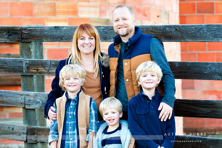 colorado family portrait kids parents boys highlands ranch mansion lifestyle photography holiday family 