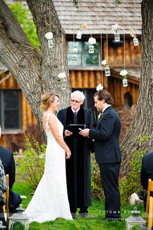 wedding vows spruce mountain ranch ceremony graces chapel larkspur colorado