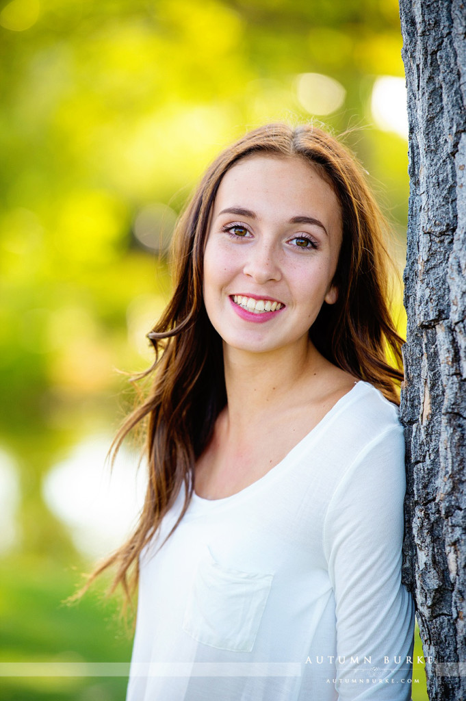 denver colorado high school senior portrait girl natural outdoors beautiful