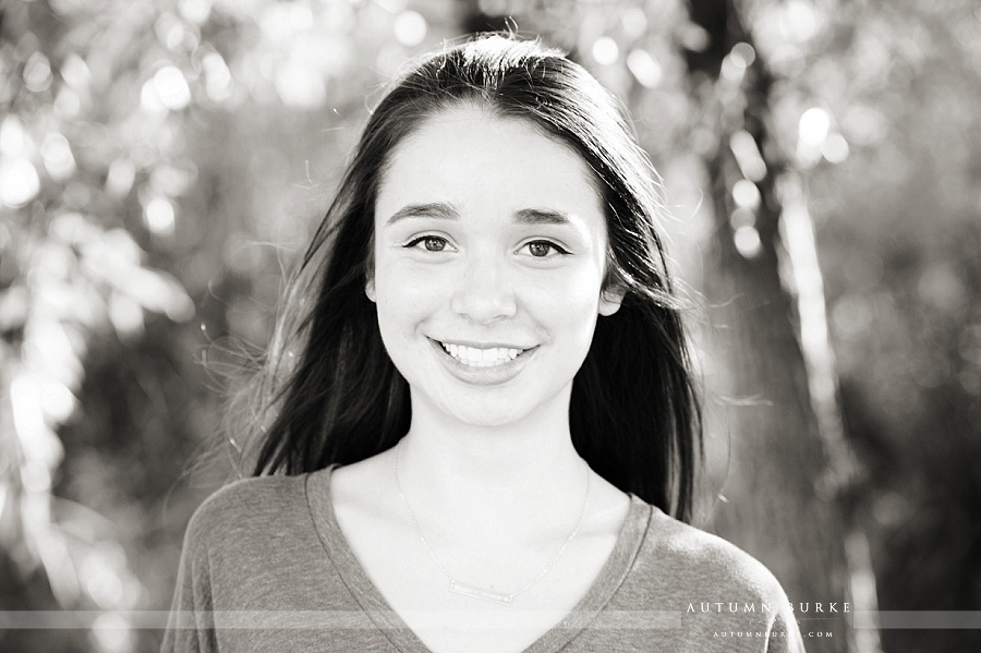 denver colorado high school senior portrait session b&w