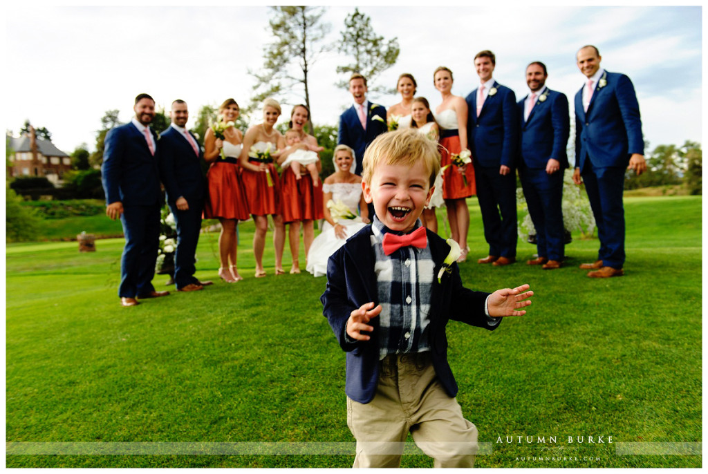 ring bearer colorado wedding party denver country club 