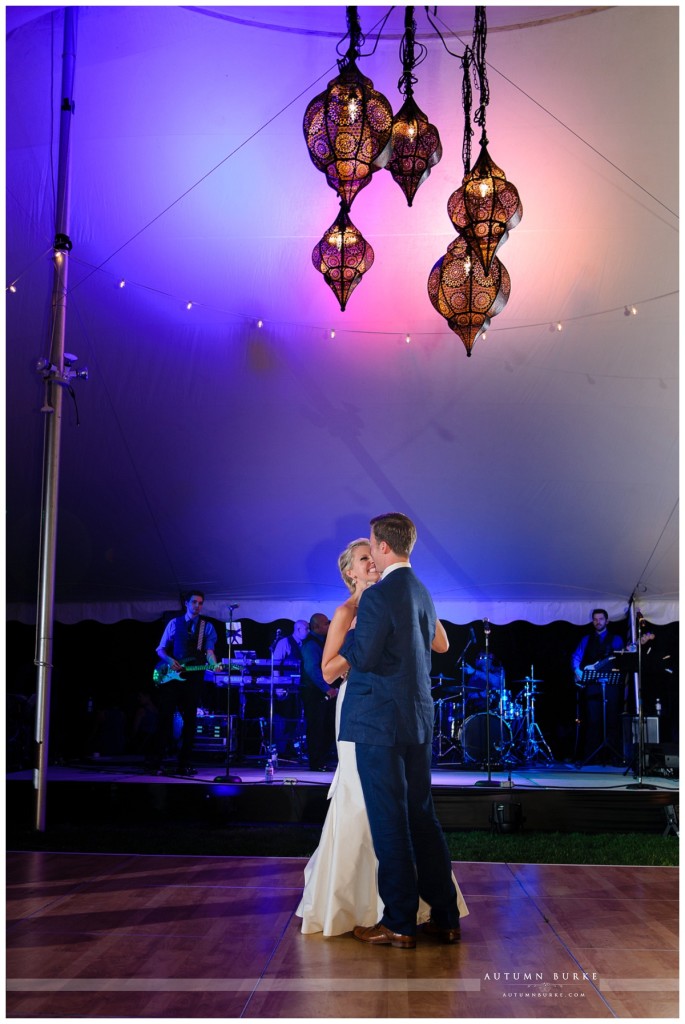 bride and groom first dance country club wedding denver colorado