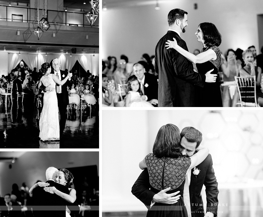 denver art museum wedding reception downtown denver colorado parent dances mother son father daughter