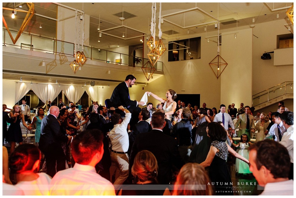 denver art museum jewish wedding reception dancing hora