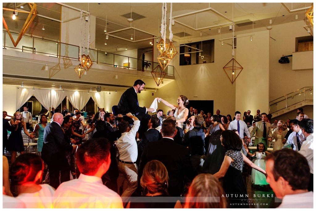 denver art museum jewish wedding reception dancing hora