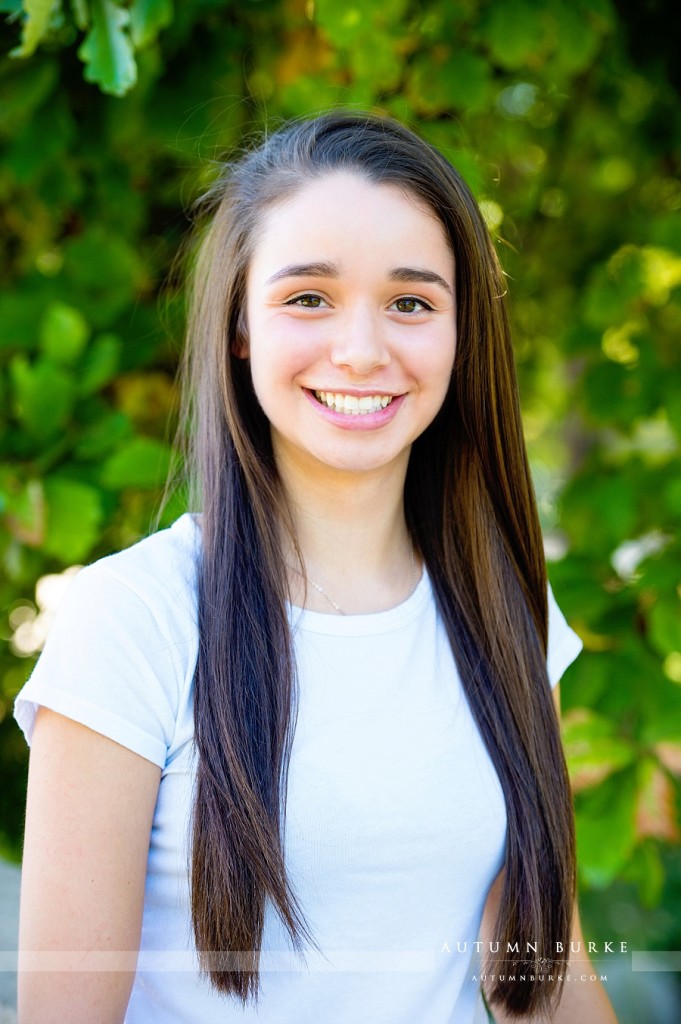colorado high school portraits denver girl outdoors