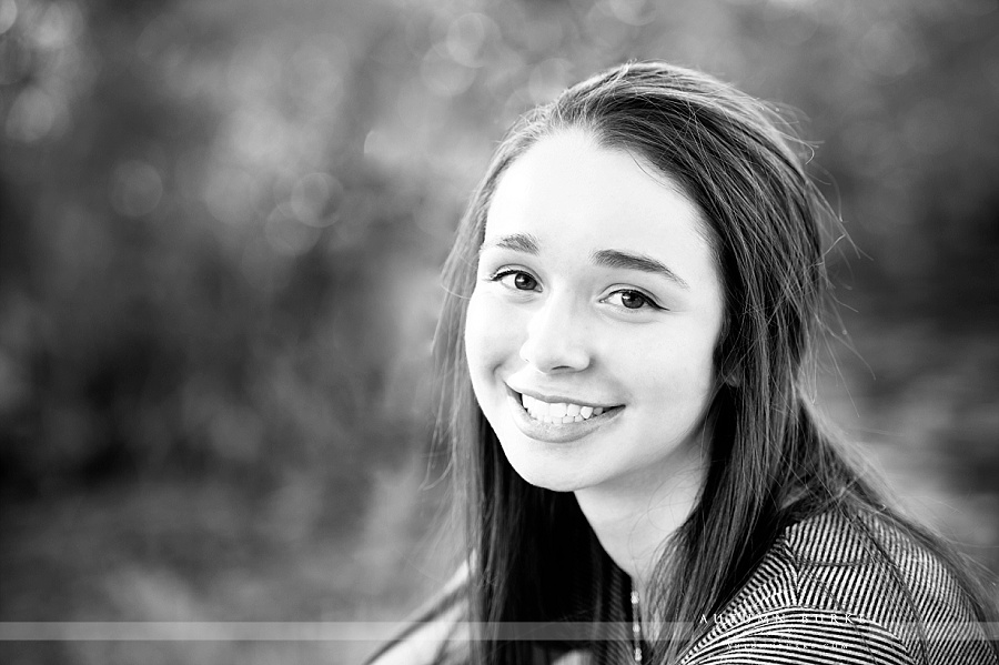 denver colorado high school senior portrait session black and white