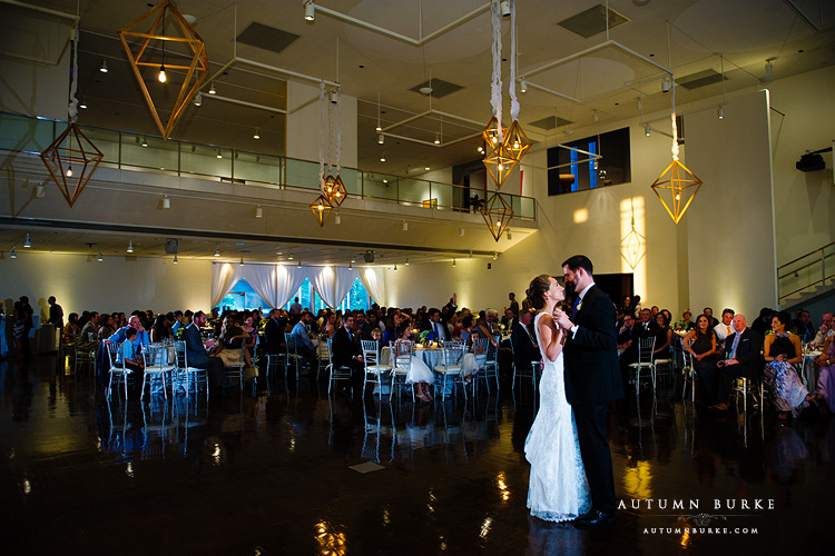 denver art museum wedding reception first dance colorado