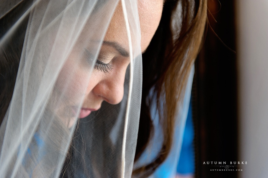 denver colorado chatfield botanic gardens wedding bride portrait veil